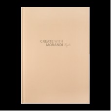 Книга-канц. А4 96арк. кліт. тв. лам. офс. "Morandi Style" капучино №BM.2400-432i/Buromax/