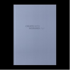 Книга-канц. А4 96арк. кліт. тв. лам. офс. "Morandi Style" маренго №BM.2400-453i/Buromax/