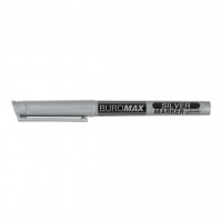 Маркер "Buromax" №BM.8709-24 SILVER 1-2 мм, срібний