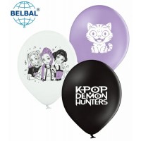 Кулька повітр. латексна 12"/30см "K-POP Demon Hunters" мікс/BelBal/(25)