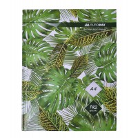 Книга-канц. А4 192арк. кліт. тв. лам. офс. "Floristica" зелена №BM.24419101-04i/Buromax/