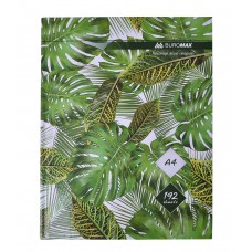 Книга-канц. А4 192арк. кліт. тв. лам. офс. "Floristica" зелена №BM.24419101-04i/Buromax/