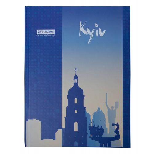 Книга-канц. А4 80арк. кліт. тв. лам. офс. "Столиці світу" №BM.2300-102i/Buromax/