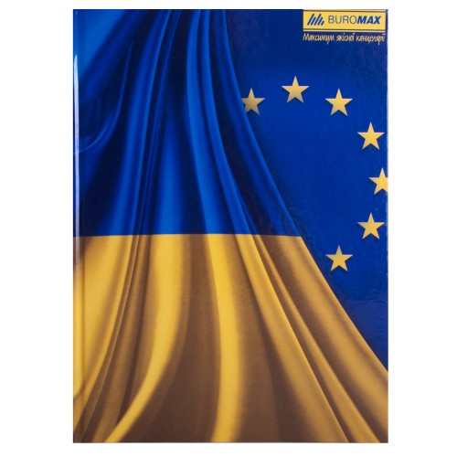 Книга-канц. А4 96арк. кліт. тв. лам. офс. "Ukraine" асорті №BM.2400-38i/Buromax/