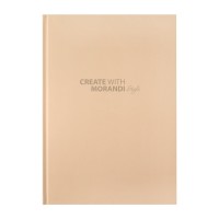 Книга-канц. А4 96арк. кліт. тв. лам. офс. "Morandi Style" капучино №BM.2400-432i/Buromax/