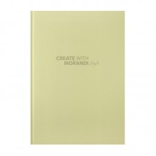 Книга-канц. А4 96арк. кліт. тв. лам. офс. "Morandi Style" оливкова №BM.2400-436i/Buromax/