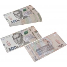 Сувенірні гроші "500грн" картон ламінація (20шт)