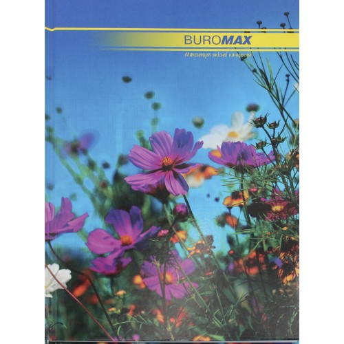 Книга-канц. А4 96арк. кліт. тв. лам. офс. "Nature" асорті №BM.2400i/Buromax/