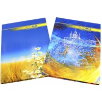 Книга-канц. А4 96арк. лін. тв. лам. офс. "Nature" асорті №BM.2401i/Buromax/