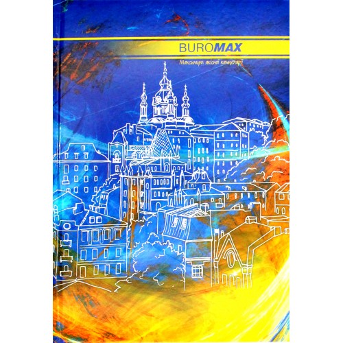 Книга-канц. А4 96арк. лін. тв. лам. офс. "Nature" асорті №BM.2401i/Buromax/