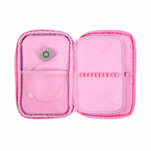 Пенал "Yes" Pink Bear м'який 2від. LED №PH-35/533777/Р-26