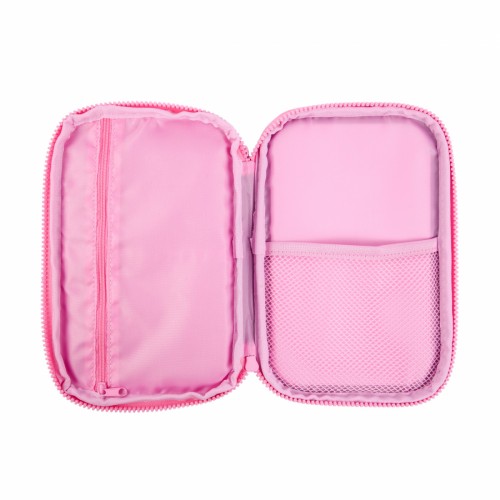 Пенал "Yes" Pink Bear м'який 2від. LED №PH-35/533777/Р-26