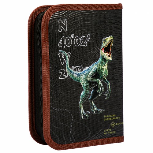 Пенал "Yes" Jurassic World. Dino тв.,одинар.,без клап. №HP-02/533726/Р-26