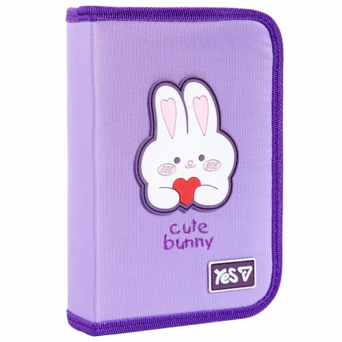 Пенал "Yes" Cute Bunny тв.,одинар.,2клап. №HP-04/533740/Р-26