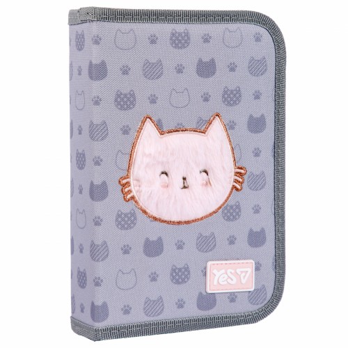 Пенал "Yes" Cat Yes тв.,одинар.,1клап.,б/н №HP-03/533868/Р-26