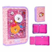 Пенал "Yes" Line Friends Always Together тв.,одинар.,1клап.,б/н №HP-03/533731/Р-26