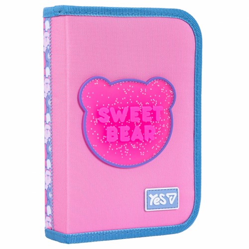 Пенал "Yes" Sweet Bear тв.,одинар.,1клап.,б/н №HP-03/533729/Р-26