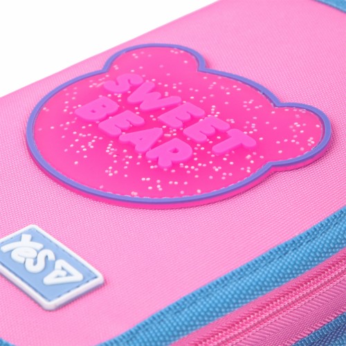 Пенал "Yes" Sweet Bear тв.,одинар.,1клап.,б/н №HP-03/533729/Р-26