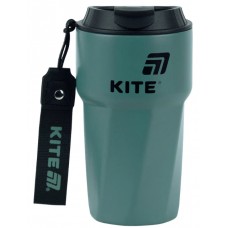 Термочашка метал. 0,45л "Kite" зелена №K26-1220-2