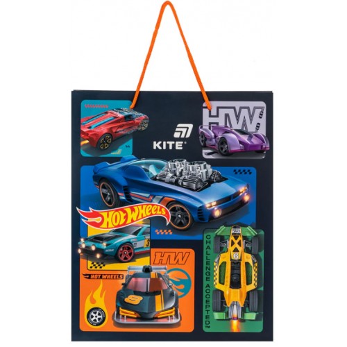 Пакет подарунковий папер. "Kite" Hot Wheels №HW26-266 26х32см(5)