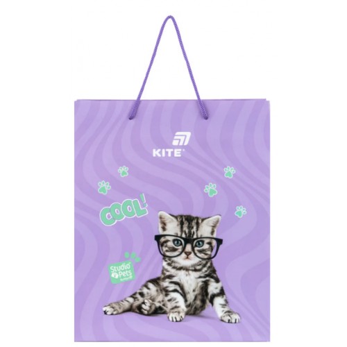 Пакет подарунковий папер. "Kite" Studio Pets №SP26-266 26х32см(5)