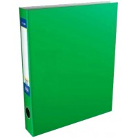 Папка-реєстратор А4 "Economix" 5см №E30709-04 (зелена) на 2-О кільцях(10)