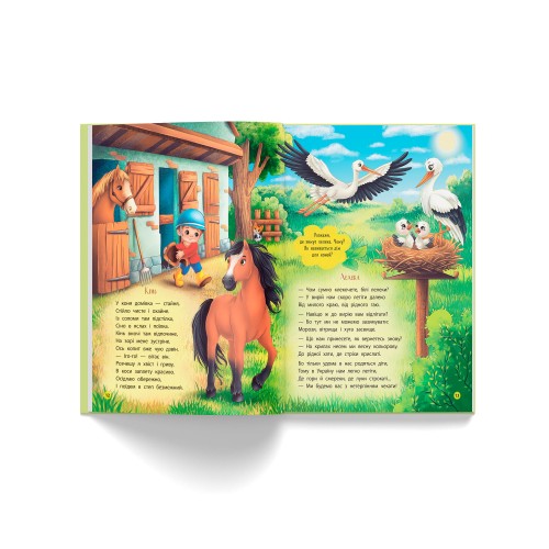 Книжка А4 "Віршики-розвивалки. Тварини" №6581/Кристал Бук/