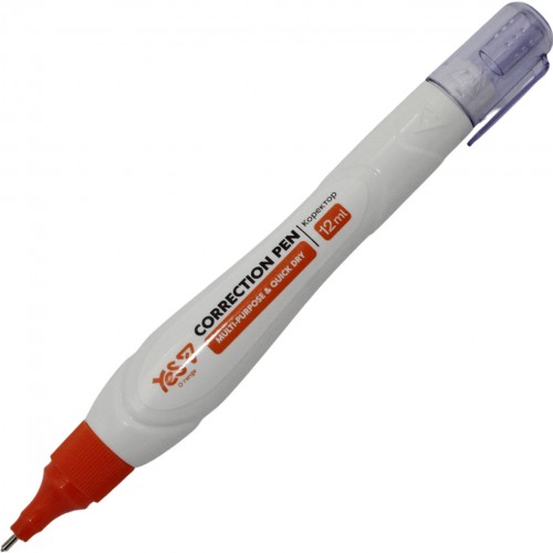 Коректор-ручка метал. нак. "Yes" 12мл Orange Line №340124