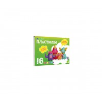 Пластилін 16 кольор. №6-434