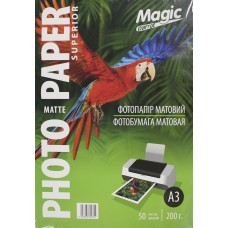 Фотопапір "Magic" Superior А3 200г/м2 мат. (50)