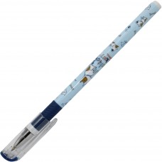Ручка кульк. "Kite" №K24-032-3 Dog синя(28)(1260)