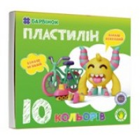 Пластилін 10 кольор. №6-432
