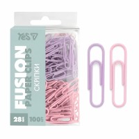 Скріпки "Yes" Fusion №140227 28мм (100шт)(1)(12)(120)