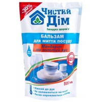 Миючий засіб д/посуду "Чистий дім" 500мл Мандарин і зол.вус