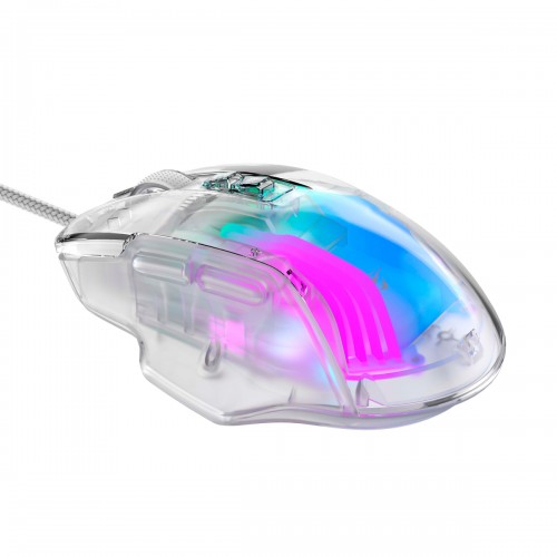 Мишка ігрова Havit HV-MS1011SE USB Transparent White