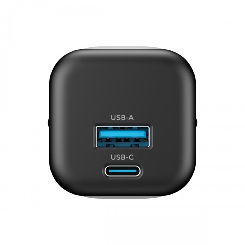 Зарядний пристрій Havit №HV-UC230 Gan швидка зарядка USB+Type-C 33W black