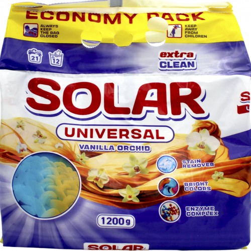 Прал. порошок 1200г універ. "Solar" Vanilla Orchi безфосф.(12)