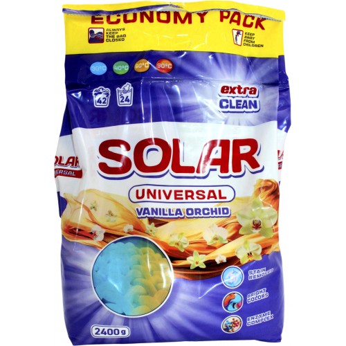 Прал. порошок 2400г універ. "Solar" Vanilla Orchi безфосф.(6)