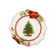 Тарілка порцелян. "Christmas Story" 21х1,3см №149-040/Bonadi/(4)