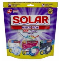 Прал. порошок в капсулах 12шт "Solar" MULTI BOX