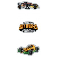 Бейдж "Kite" №HW26-3012 Hot Wheels на липучці, 3шт