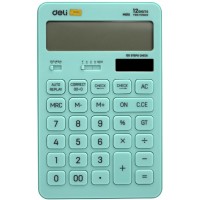 Калькулятор "Deli" №EM01531 (12-розряд.) 175х108х15мм блакитний