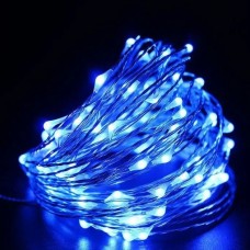 Гірлянда електрич. Роса 200LED USB синьо-білий L-20м,реле 8режимів №1902-23(50)