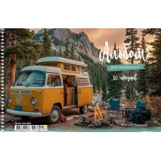Альбом для малюв. на пруж. 30/100 А4 "Star" №PB-SC-030-8581/Школярик/(9)(108)