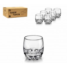 Набір чарок скло (6шт) 100мл №9325/Галерея/(12)