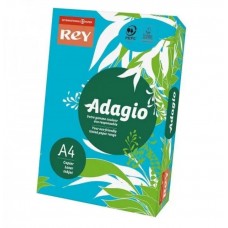 Папір кольор. А4 160г/м інт. REY Adagio Deep Blue 51 (синій)(10)
