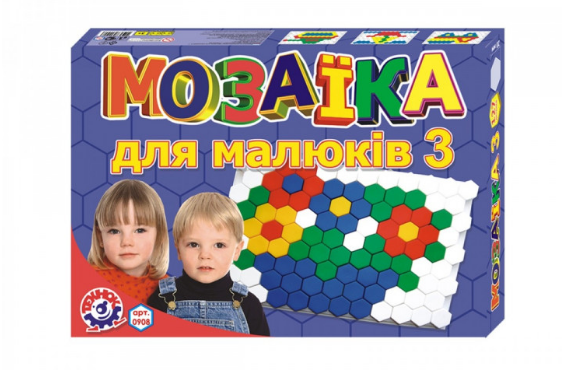 Мозаїка для малюків-3 "Технокомп",127дет. №0908(10) — фото товару | Канцелярський Сад