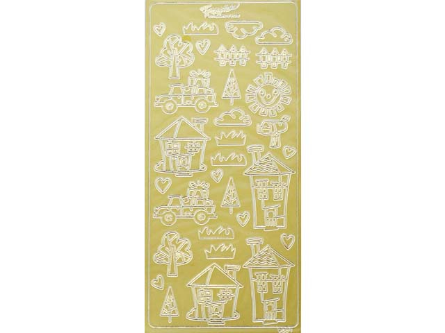 Стікери для творч. "Santi" Дім, милий дім №952103 — фото товару | Канцелярський Сад