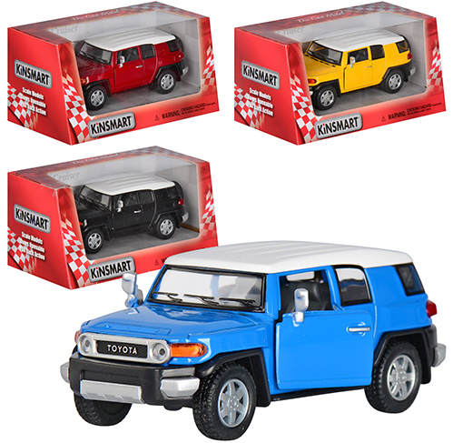 Машина метал. "Kinsmart" Toyota FJ Cruiser,в кор-ці,16х8,5х7,5см №KT5343W(24) — фото товару | Канцелярський Сад