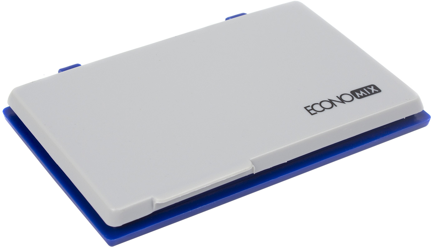 Штемпельна подушка "Economix" №E42101-02 син.(12)(144) — фото товару | Канцелярський Сад